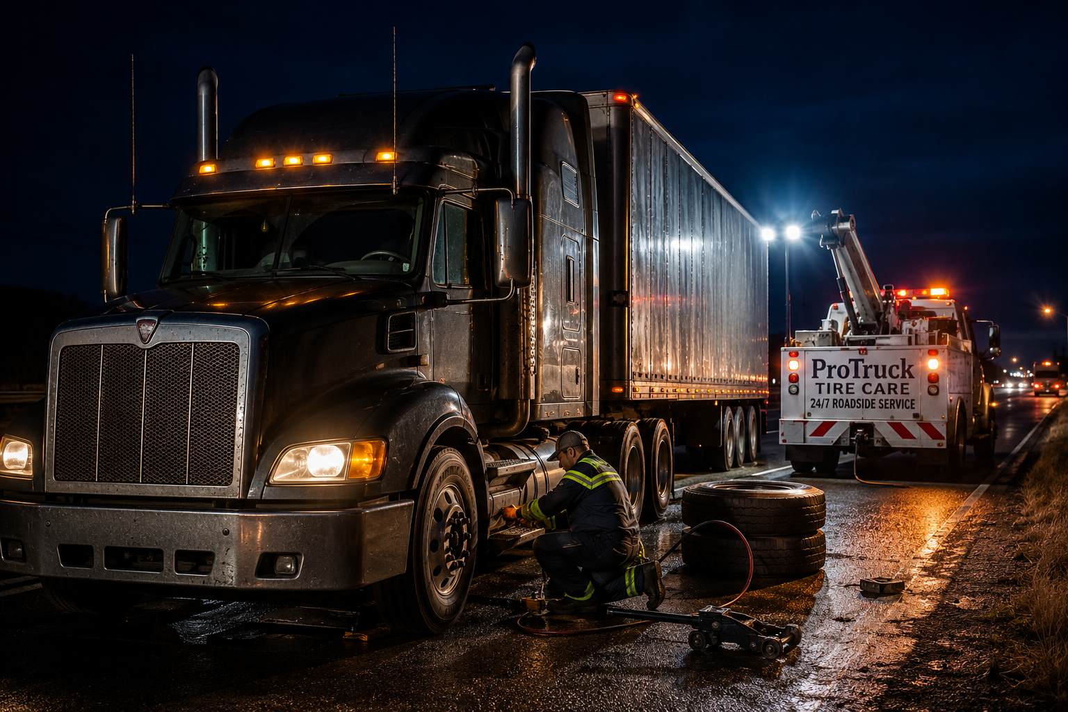 Truck roadside service